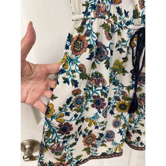 Blue Rain small short romper cold shoulder new embroidered tassels ($59 retail) - Picture 10 of 14